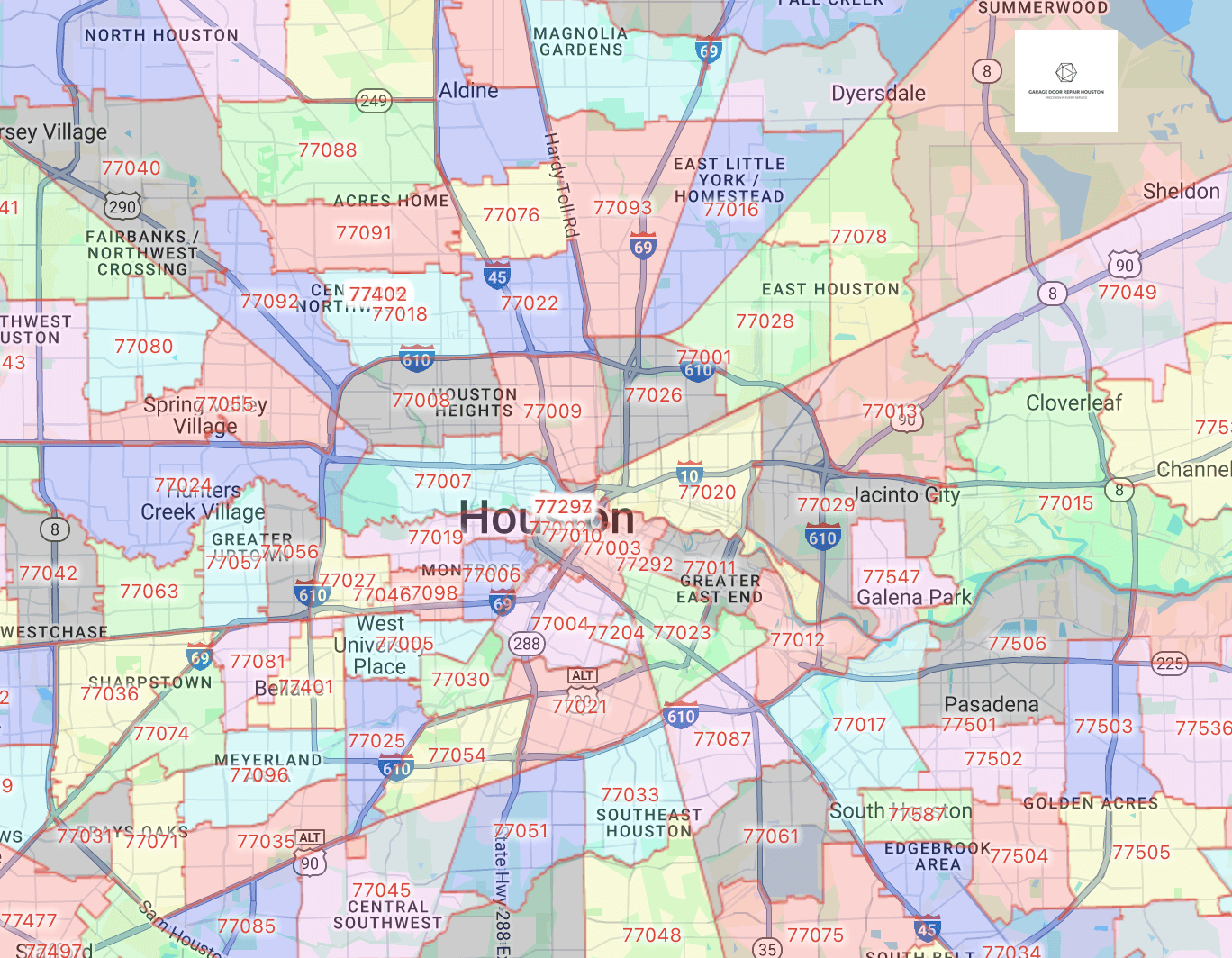 Houston-Texas-city-map